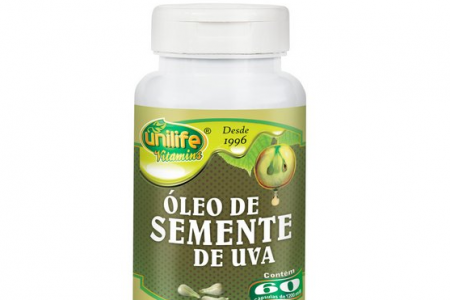 ÓLEO DE SEMENTE DE UVA 1200 - 120 CÁPSULAS - UNILIFE VITAMINS