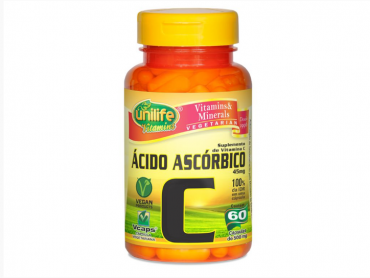 VITAMINA C ÁCIDO ASCÓRBICO 60 CÁPSULAS UNILIFE