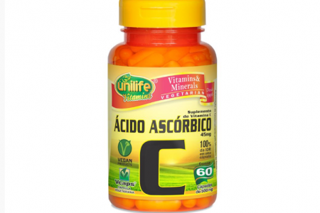 VITAMINA C ÁCIDO ASCÓRBICO 60 CÁPSULAS UNILIFE