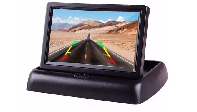 Tela Monitor Veicular 4.3 Vídeo Lcd P Camera Ré Dvd 021