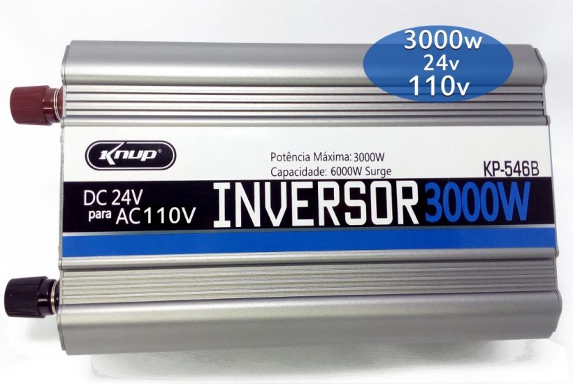 Inversor de Potência 3000W - 110V - 24V DC KP-547 - Knup 5