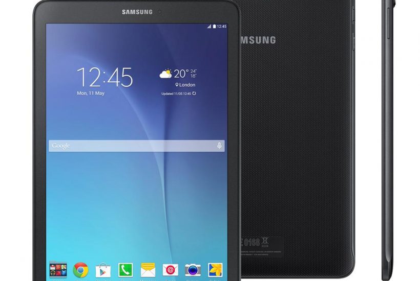 Tablet Samsung Galaxy Tab E T560 8GB 9,6” Wi-Fi - Android 4.4 Proc. Quad Core Câm. 5MP + Frontal Preto