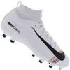 Chuteira de Campo Nike Mercurial Superfly 6 Academy FG / MG - Infantil - BRANCO / PRETO