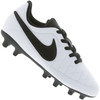 Chuteira de Campo Nike Majestry FG - Infantil - BRANCO / PRETO