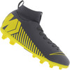 Chuteira de Campo Nike Mercurial Superfly 6 Club FG - Infantil - CINZA ESCURO / AMARELO