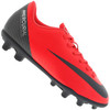 Chuteira de Campo Nike Mercurial Vapor 12 Club GS CR7 MG - Infantil - Vermelho / Preto