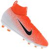 Chuteira de Campo Nike Mercurial Superfly 6 Club FG - Infantil - LARANJA / BRANCO