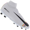 Chuteira de Campo Nike Mercurial Superfly 6 Club CR7 MG - Adulto - BRANCO / PRETO