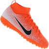 Chuteira Society Nike Mercurial Superfly X 6 Academy GS TF - Infantil - LARANJA / BRANCO