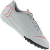 Chuteira Society Nike Mercurial Vapor X 12 Academy GS TF - Infantil - CINZA CLA / VERMELHO