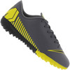 Chuteira Society Nike Mercurial Vapor X 12 Academy GS TF - Infantil - CINZA ESCURO / AMARELO