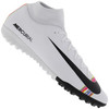 Chuteira Society Nike Mercurial Superfly X 6 Academy CR7 TF - Adulto - BRANCO / PRETO