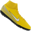 Chuteira Society Nike Mercurial Superfly X 6 Club Neymar Jr. TF - Adulto - AMARELO / BRANCO