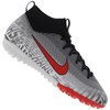 Chuteira Society Nike Mercurial Superfly 6 Academy Neymar Jr. TF - Infantil - BRANCO / PRETO