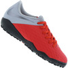 Chuteira Society Nike Hypervenom Phantom X 3 Academy TF - Infantil - VERMELHO / CINZA