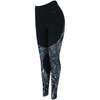 Calça Legging Nike Power Tight Gym Flutter - Feminina - PRETO / CINZA