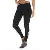 Calça Legging Nike Sportswear Legasee Low - Feminina - PRETO / BRANCO