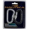 Mini Mosquetão 8mm 2 peças - Nautika