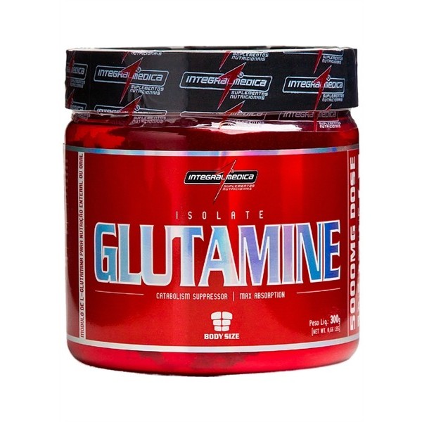 Glutamina Integralmedica Isolate Glutamine Body Size - 300g