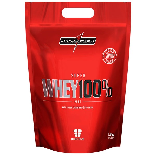 Super Whey 100% Pure Body Size Refil 1,8kg - Integralmédica