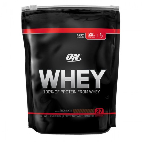 Whey 100 Refil Proteína De Soro Do Leite Sabor Chocolate 837g - Optimum Nutrition