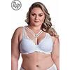 Sutiã strappy de renda Dukley Lingerie Plus Size