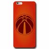 Capinha de Celular NBA - Iphone 6 Plus 6S Plus - Washington Wizards - Unissex - Laranja - 7909334210341