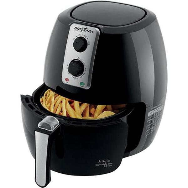 Fritadeira Elétrica sem Óleo Britânia Air Fry Pro 2,4L Preta