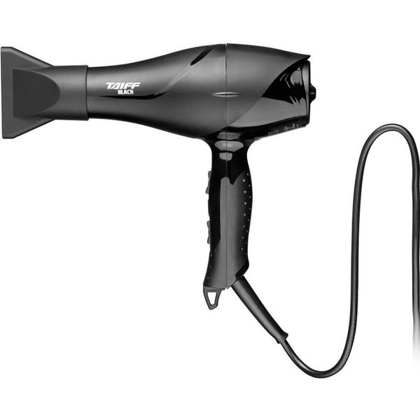 Secador de Cabelo Taiff Black 2 temperaturas e 2 velocidades Preto - 1700W