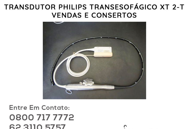 TRANSDUTOR-PHILIPS-TRANSESOFÁGICO-XT-2-T-VENDAS-E-CONSERTOS