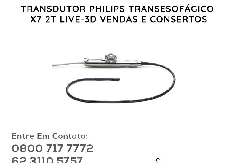 TRANSDUTOR-PHILIPS-TRANSESOFÁGICO-XT-27-LIVE-3D-VENDAS-E-CONSERTOS