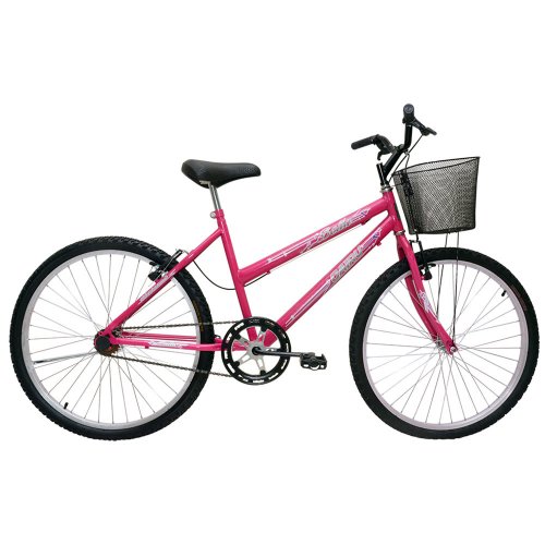 Bicicleta Aro 24 Feminina Bella Com Cesta Cairu