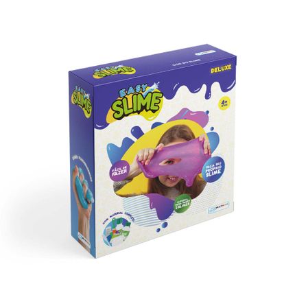 Kit Easy Slime Faça Você Mesmo com Material para 2 Unidades Indicado para +4 Anos Multikids - BR1049 BR1049