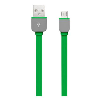 Cabo USB 2.0 e Micro USB de 5 Pinos Smartogo com Cabo de 1 Metro de Comprimento Verde Multilaser - WI298V WI298V