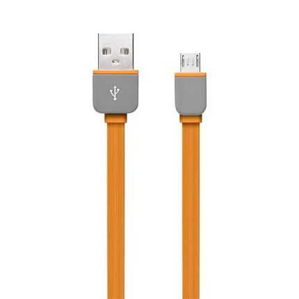 Cabo USB 2.0 e Micro USB de 5 Pinos Smartogo com Cabo de 1 Metro de Comprimento Laranja Multilaser - WI298L WI298L