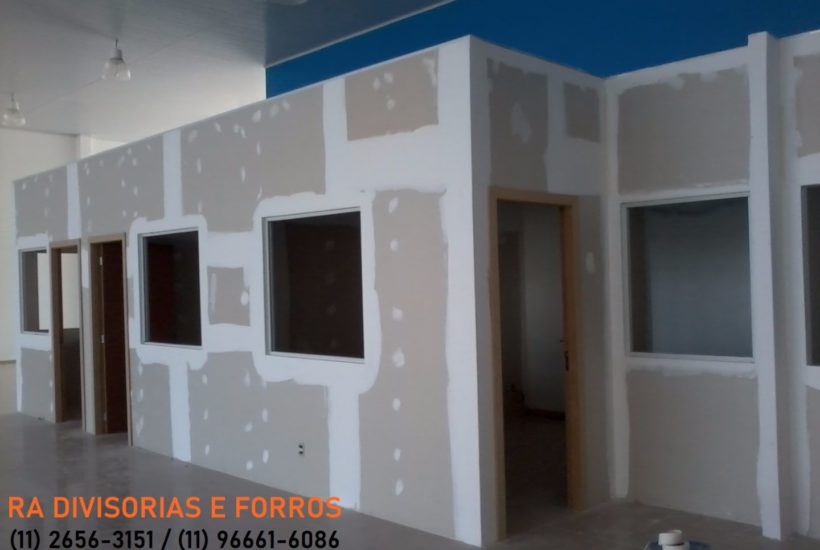 Divisoria de drywall (gesso) em Guarulhos (11) 2656-3151 - (11) 96661-6086