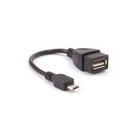 Cabo Adaptador Micro USB Otg Pendrive Para Celular E Tablet