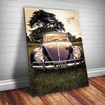 Placa Decorativa Fusca Carro Vintage