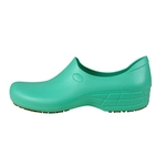 Calçado Epi Sticky Shoes Anti Derrapante 100% Impermeável Básico Feminino Verde Hospitalar nº 34