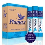 Caixa Lençol Hospitalar Plumax 100% Celulose Azul 70cm X 50m Com 10 Rolos