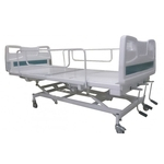 Cama Hospitalar Fowler Com Elevação Comfort Clean 3 Movimentos - Manual + Colchão