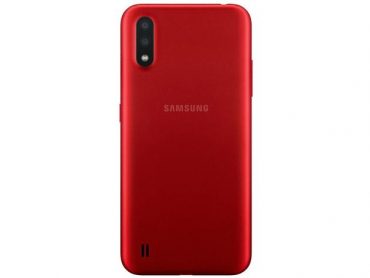 Smartphone Samsung Galaxy A01 32GB Vermelho - 2GB RAM Tela 5,7” Câm. Dupla + Câm. Selfie 5MP 05